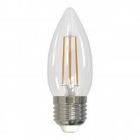 Лампа светодиодная филаментная диммируемая Uniel E27 9W 4000K прозрачная LED-C35-9W/4000K/E27/CL/DIM GLA01TR UL-00005188
