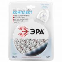 Светодиодная лента ЭРА 4,8W/m 30LED/m 2835SMD холодный белый 1,2M 2835move-4,8-30-12-6500-1,2m Б0043071 Алматы