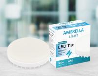 Лампа светодиодная Ambrella light GX53 11W 4200K белая 253214