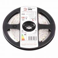 Светодиодная лента ЭРА 9,6W/m 120LED/m 2835SMD теплый белый 5M LS2835-120LED-IP20-WW-eco-5m Б0035596 Алматы