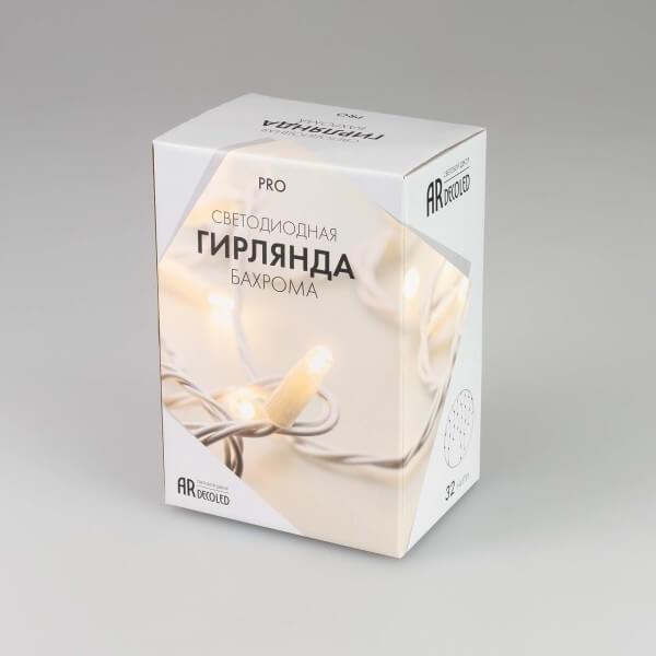 Уличная светодиодная гирлянда Ardecoled бахрома ARD-Edge-PRO-5600x900-White-240LED-Milk-Flash White 034134