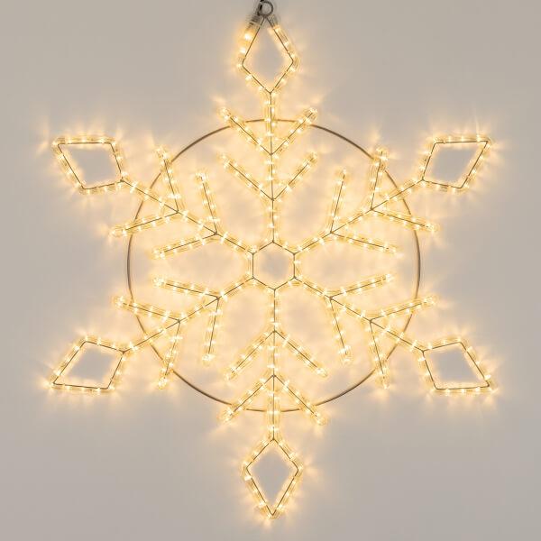 Светодиодная фигура Ardecoled Снежинка ARD-Snowflake-M9-900x900-360Led Warm 034257