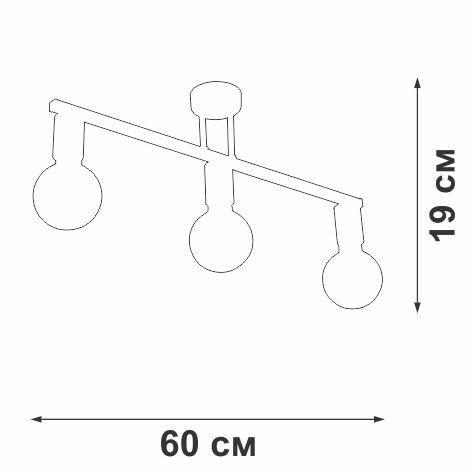 Потолочная люстра Vitaluce V4232-1/3PL