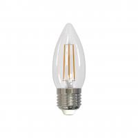 Лампа светодиодная филаментная Uniel E27 9W 3000K прозрачная LED-C35-9W/3000K/E27/CL PLS02WH UL-00005162