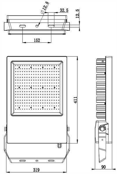 Прожектор светодиодный Deko-Light Atik 300W 5000K 732103