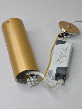 Подвесной светодиодный светильник Elvan LU-5369-38W-WW-MtGl