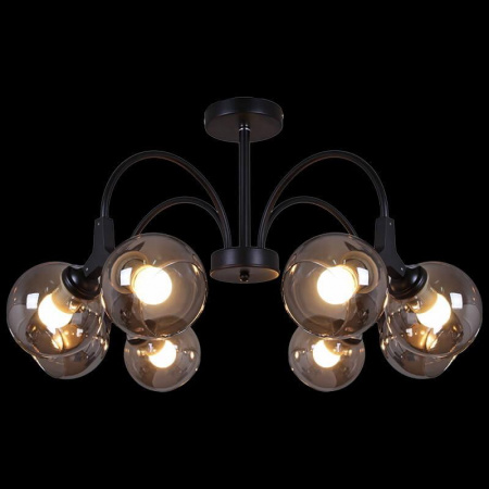 Потолочная люстра Reluce 01268-0.3-08 BK+CR