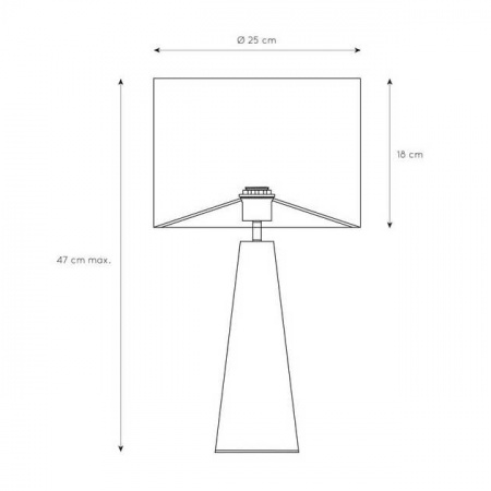 Настольная лампа Lucide Extravaganza Velvet 10501/81/37