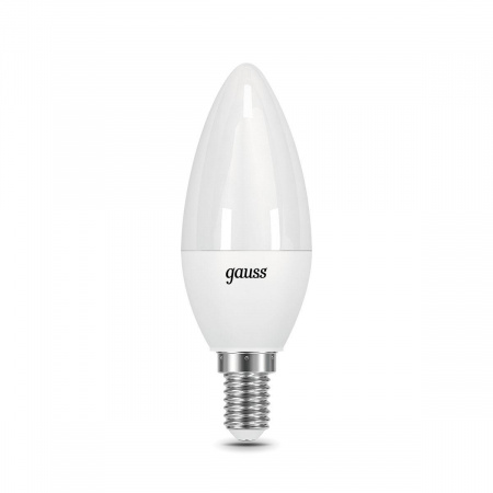 Лампа светодиодная Gauss E14 9.5W 6500K матовая 103101310