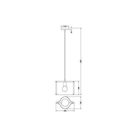 Подвесной светильник Vele Luce Cross VL5272P01