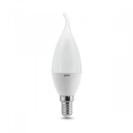 Лампа светодиодная Gauss E14 9.5W 6500K матовая 104101310