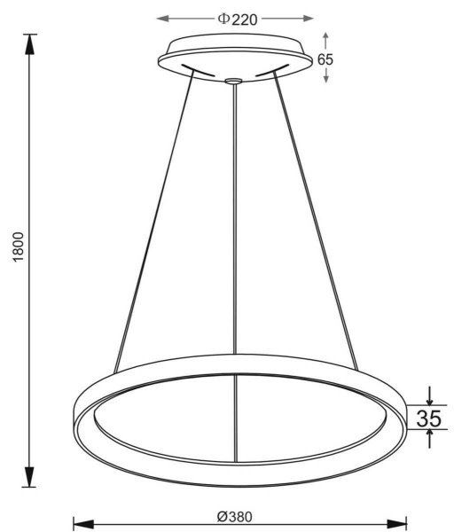 Подвесной светодиодный светильник Deko-Light Merope 342190