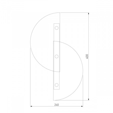 Настенный светодиодный светильник Eurosvet Colour 40160 LED янтарный