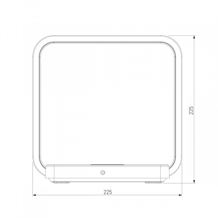Настольная лампа Eurosvet Frame 80502/1 черный