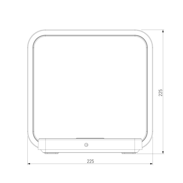 Настольная лампа Eurosvet Frame 80502/1 черный