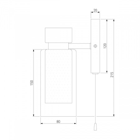 Бра Eurosvet Amado 70115/1 белый