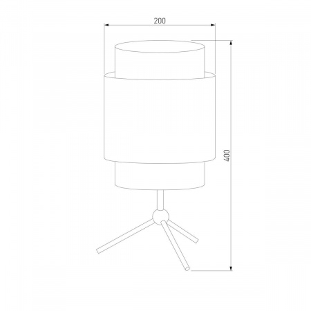 Настольная лампа TK Lighting 6565 Boho White