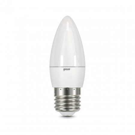 Лампа светодиодная Gauss E27 6.5W 3000К матовая 103102107