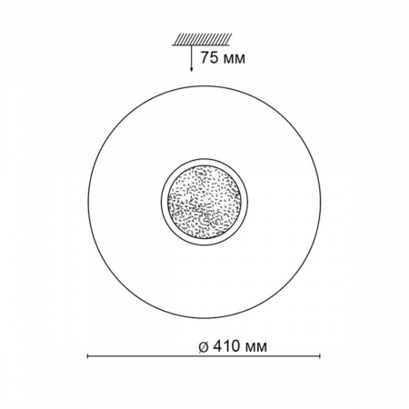 Настенно-потолочный светодиодный светильник Sonex Pale Lazana 2074/DL
