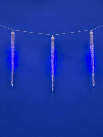 Светодиодная гирлянда Uniel занавес Сосульки 220V синий ULD-E3005-300/DTK BLUE IP44 ICICLE 11125