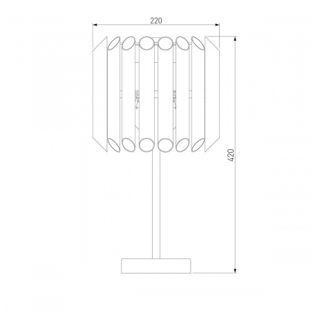 Настольная лампа Bogates Castellie 01106/3