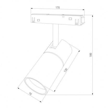 Трековый светодиодный светильник Elektrostandard Slim Magnetic 85013/01 a057201