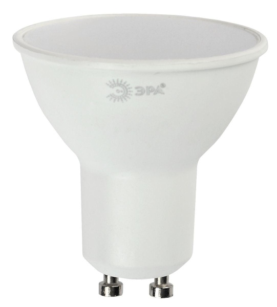 Лампа светодиодная ЭРА GU10 8W 6000K матовая LED MR16-8W-860-GU10 Б0049072