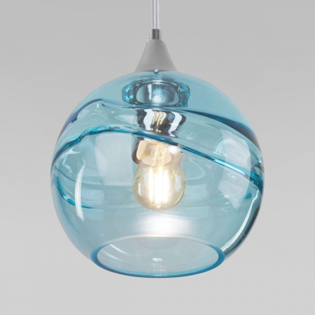 Подвесной светильник Eurosvet Lotus 50221/1 голубой
