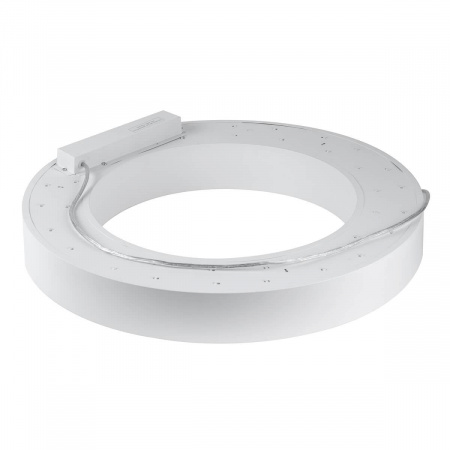 Подвесной светодиодный cветильник Geometria ЭРА Ring SPO-134-W-40K-056 56Вт 4000К белый Б0050564