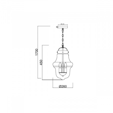 Подвесной светильник Vele Luce Satellitare VL5045P33