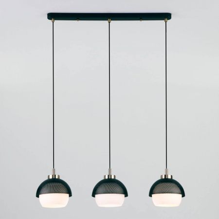 Подвесной светильник Eurosvet 50106/3 античная бронза/черный