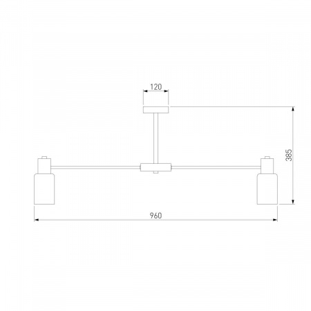 Потолочная люстра Eurosvet Vegga 70160/12 хром