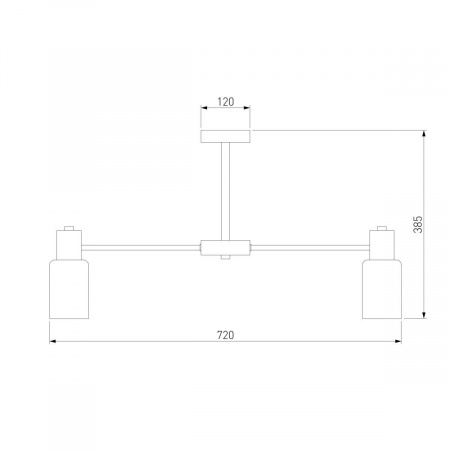 Потолочная люстра Eurosvet Vegga 70160/8 хром