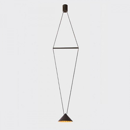 Подвесной светодиодный светильник Italline IT03-1430 black/orange