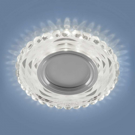 Встраиваемый светильник Elektrostandard 2246 MR16 SL/WH зеркальный/белый a047759