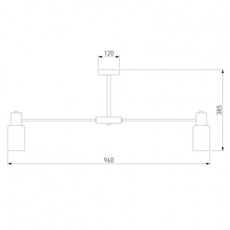 Потолочная люстра Eurosvet Vegga 70160/12 хром