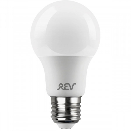 Лампа светодиодная REV A60 Е27 7W 4000K нейтральный белый свет груша 32265 8