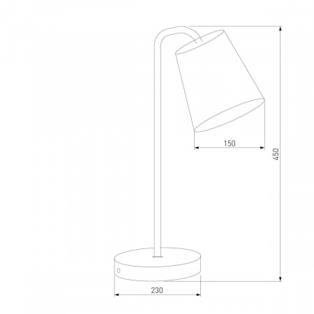 Настольная лампа Eurosvet Montero 01134/1 черный