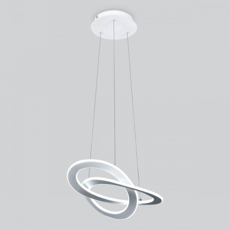 Подвесной светодиодный светильник Eurosvet Smart Onde 90217/1 белый
