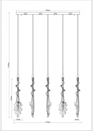 Подвесной светодиодный светильник Moderli Melburn V9021-PL