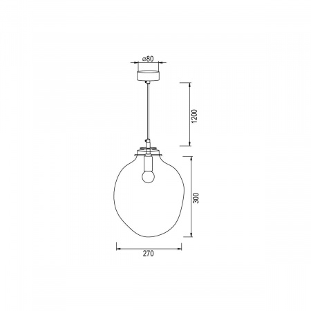 Подвесной светильник Vele Luce Tramonto VL1663P01