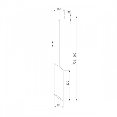Подвесной светильник Eurosvet Dome Elegante 50245/1 черный