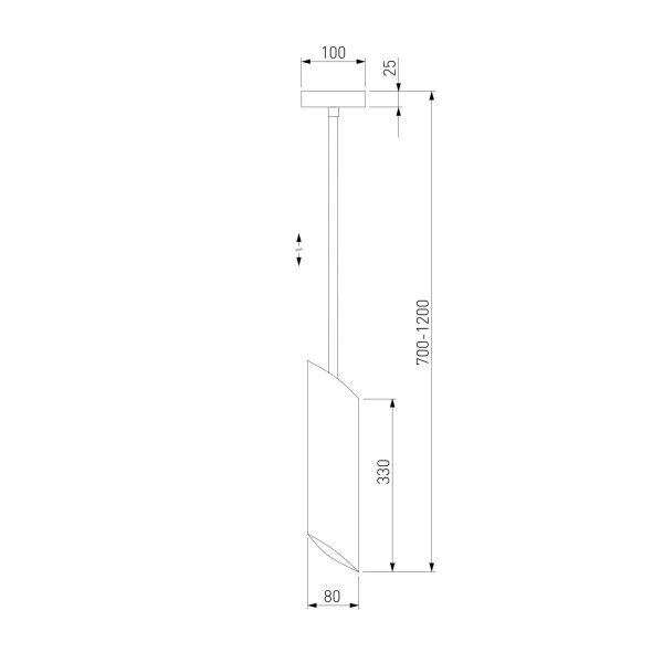 Подвесной светильник Eurosvet Dome Elegante 50245/1 черный