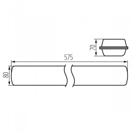 Линейный светильник Kanlux MAH LED HI 19W-NW RYF 22606 Алматы