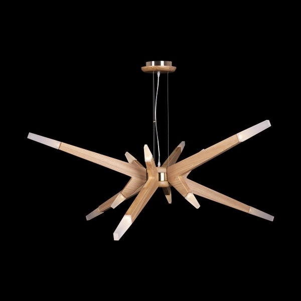 Подвесная светодиодная люстра Loft IT Glowworm 10160 Light wood