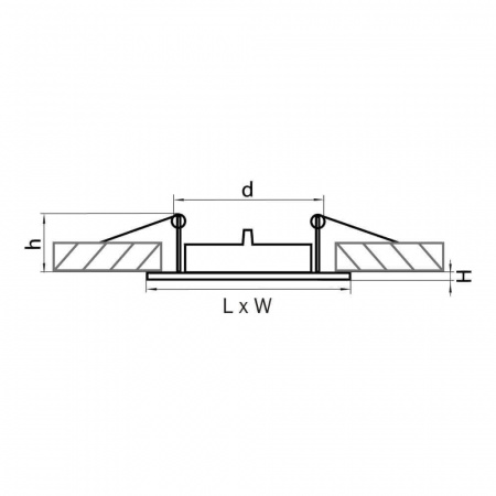 Встраиваемый светильник Lightstar Lega16 011945