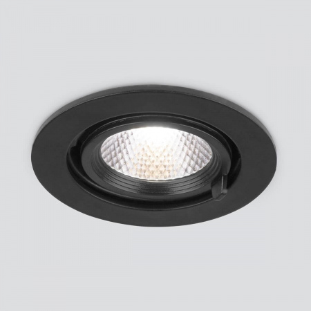 Встраиваемый светодиодный светильник Elektrostandard 9918 LED 9W 4200K черный a052456
