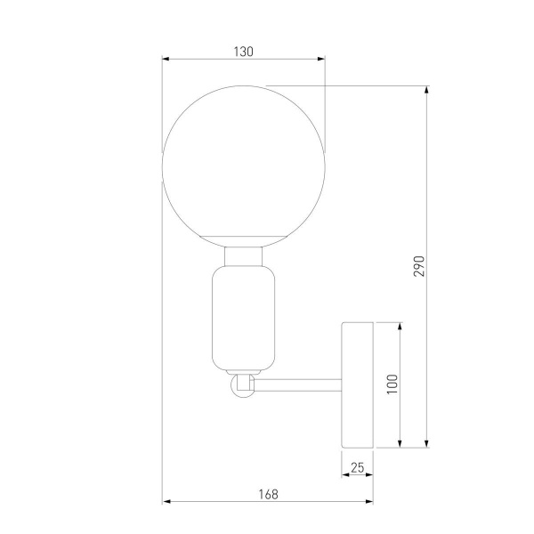 Бра Eurosvet Bubble 50251/1 белый