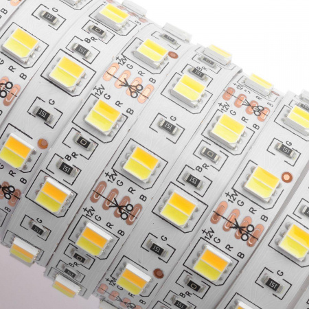 Светодиодная лента Apeyron 14,4W/m 60LED/m 5050SMD теплый белый/холодный белый 2,5M 10-222 Алматы