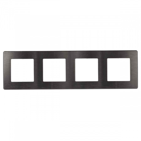 Рамка 4-постовая ЭРА 12 сатин графит 12-5104-12 Б0052535
